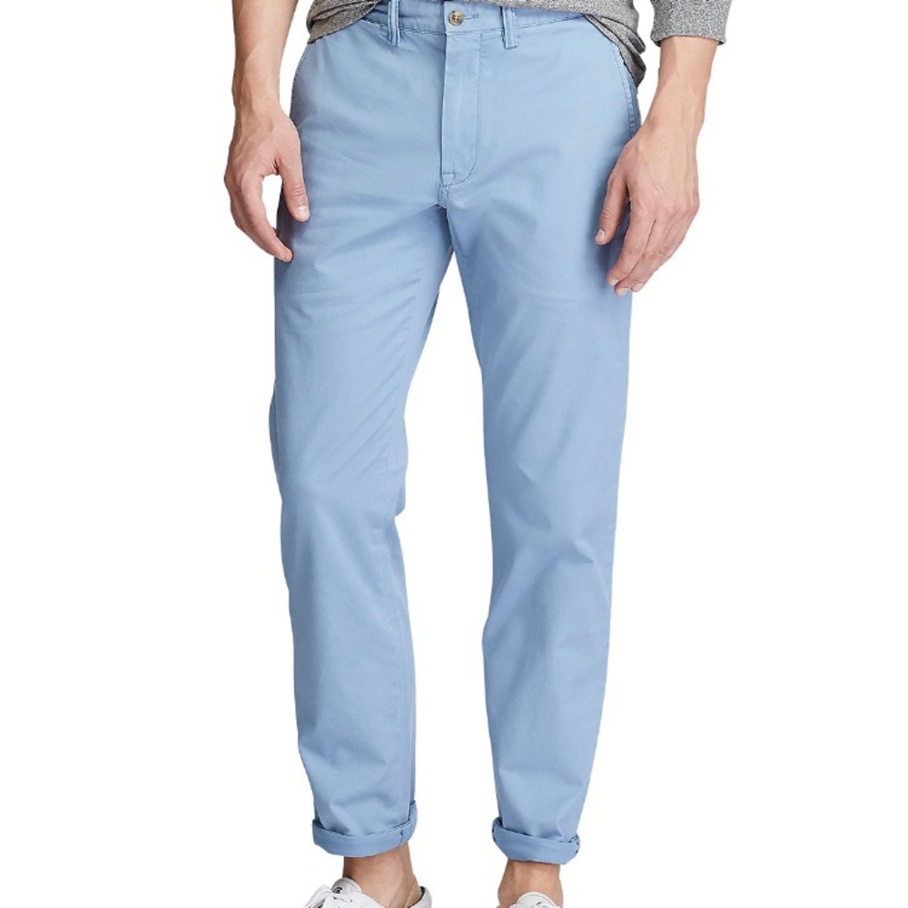 NWT Polo Blue Stretch Chinos 32x30